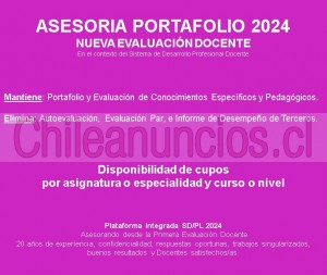 Esperanza bonus Anuncios gratis en Santiago |  AsesorÍa especializada para  evaluaciÓn docente aÑo 2024, Apoyo en el nuevo proceso de evaluación 