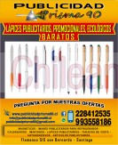 Boligrafos impresos con su publicidad, diferentes modelos , colores, formas
