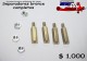 separadores bronce completos/precio oferta: $ 1.000 pesos