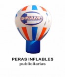peras inflables publicitarias. pelotas, cubos, arcos de meta, globos