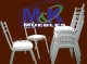fabrica de muebles con estructura metálica, sillas, mesas, etc