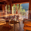 Los ranchos del puelo alegría, en la comuna de cochamó