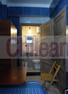 Pieza azul bano privado