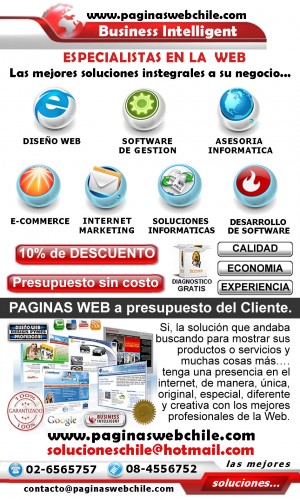 Soluciones Informaticas integrales Anuncios gratis en Providencia |  Dise&ntilde;o de paginas web Calidad & Economia & Garantia, Dise&ntilde;o de paginas web Calidad & Economia & Garantia