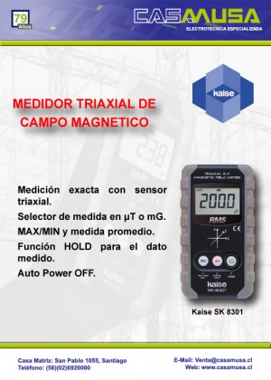 Casa Musa Anuncios gratis en Santiago |  Medidor triaxial campo magn&eacute;tico, Casa Musa