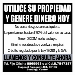 Maria Laura Ramirez Anuncios gratis en Santiago |  Creditos con garantia, sistema leasing