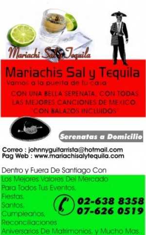 johnny luis Anuncios gratis en Santa Ana de Chena |  serenatas mariachis serenatas para todos sal y tequila, MARIACHIS CHARROS SERENATAS EXPRESS