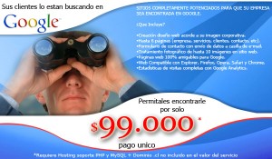 Luciano Vera Anuncios gratis en Valpara&iacute;so |  $99.000 - Dise&ntilde;o WEB Profesional Potenciado para Google AutoAdministrable, Tenemos mas de 10 a&ntilde;os de Experiencia