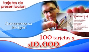Luciano Vera I Anuncios gratis en Valpara&iacute;so |  Tarjetas de Presentaci&oacute;n, dise&ntilde;o profesional 100 x $10.000, mas de 10 a&ntilde;os de experiencia