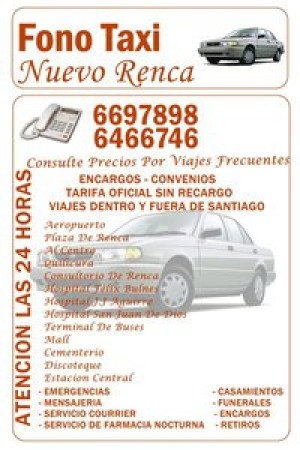 renca Anuncios gratis en Renca |  fono taxi nuevo renca, las 24 horas
