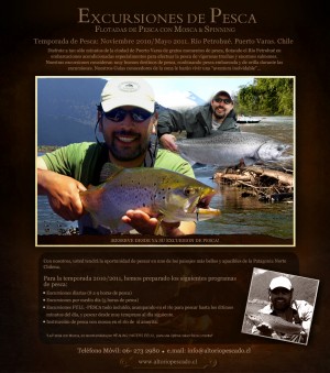 Lautaro Oportus Anuncios gratis en Puerto Varas |  EXCURSIONES DE PESCA CON MOSCA RIO PETROHUE, FY FISHING RIO PETROHUE FLOTADAS DEPESCA CON MOSCA