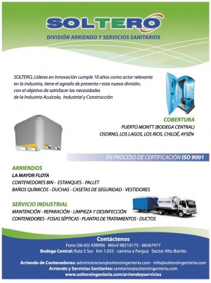 SOLTEROINGENIERIA COMPA&Ntilde;IA LTDA Anuncios gratis en Puerto Montt |  Arriendo de ba&ntilde;os quimicos en Puerto Montt, Arriendo de ba&ntilde;os quimicos en Puerto Montt