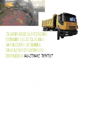TRANSPORTES MONTENEGRO Anuncios gratis en Concepci&oacute;n |  MOVIMIENTO DE TIERRA  DEMOLICIONES EN CONCEPCION, MOVIMIENTO DE TIERRA  DEMOLICIONES EN CONCEPCION
