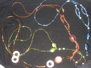  Anuncios gratis en Santiago |  Collar artesanal de mostacilla, mostacilla, collar, nacar,