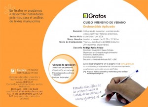 Rodrigo Far&iacute;as Anuncios gratis en Providencia |  Curso de Grafoan&aacute;lisis (Grafolog&iacute;a Universitaria), Aprenda a conocer la personalidad a trav&eacute;s de la escritura.