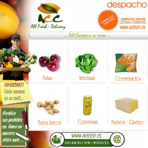 ACC Co. Anuncios gratis en Las Condes |  Delivery Frutas Verduras WWW.ACCCO.CL Despacho Gratis Sector Oriente!!, EL MEJOR DELIVERY DEL SECTOR ORIENTE...