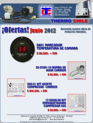 THERMO CHILE Anuncios gratis en El Bosque |  REPUESTOS THERMOKING Y CARRIER, THERMOCHILE