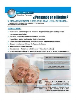 nelson Anuncios gratis en Concepci&oacute;n |  Asesoria en Tramite de Pension y Renta Vitalicia, Asesoria en Tramite de Pension y Renta Vitalicia
