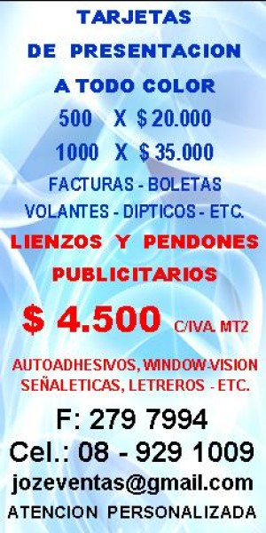 jose catalan Anuncios gratis en Pe&ntilde;alol&eacute;n |  servicios de imprenta  e  impresiones  digitales, lienzos y pendones publicitarios