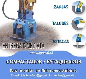 Luis Ferrufino Navarrete Anuncios gratis en Santiago |  Estapac 400 Placa Compactadora y Estaqueadora, Compacta Zanjas ,Taludes y Clavaestacas  