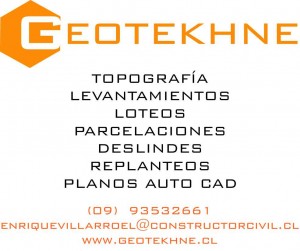 Geotekhne Anuncios gratis en El Tabo |  TOPOGRAFIA EL TABO, TOPOGRAFIA