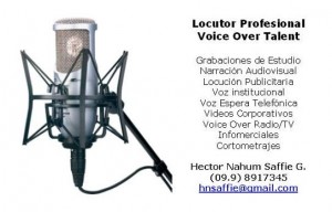  Anuncios gratis en Santiago |  Locutor Profesiona . . . Voz, Experiencia, Calidad., Publicidad, Marketing, Eventos.