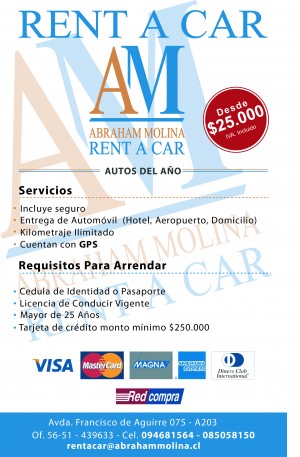 AM Rent a Car Anuncios gratis en La Serena |  Am rent a car arrendamos d&iacute;as, semanas, entregas en aeropuerto , Rent a car la serena, arriendo auto la serena, arriendo vehiculo