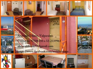 Alicia Calderon Anuncios gratis en Valpara&iacute;so |  Arriendo diario casa amoblada, 1 dormitorio, valparaiso, costa, Avenida alemania, valparaiso, fono 97508350