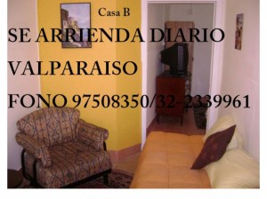Alicia Calderon Anuncios gratis en Valpara&iacute;so |  Casa 1 dormitorio arriendo por noche en valparaiso, costa, Avenida alemania, valparaiso, central, independiente, renovada, wifi