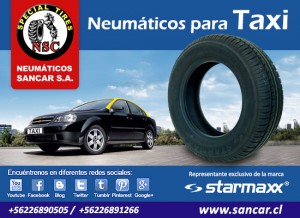 Neum&aacute;ticos Sancar S.A. Anuncios gratis en  Neum&aacute;ticos taxi starmaxx l&iacute;nea tolero y novaro de alta duraci&oacute;n, Neum&aacute;ticos taxi starmaxx l&iacute;nea tolero y novaro de alta duraci&oacute;n
