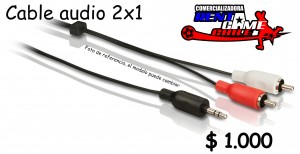 RENTAGAME CHILE Anuncios gratis en La Cisterna |  Cable audio 2x1 /precio oferta: $ 1.000, Oferta de rentagame chile