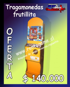 RENTAGAME CHILE Anuncios gratis en La Cisterna |  Tragamonedas frutillita  precio oferta de rentagame chile:$ 140.000, Rentagame: maquinas de juego:  accesorios,repuestos, servicio tecnico