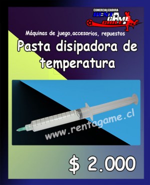 RENTAGAME CHILE Anuncios gratis en La Cisterna |  Pasta disipadora de temperatura/precio: $ 2.000 pesos, Rentagame: maquinas de juego:  accesorios,repuestos, servicio tecnico