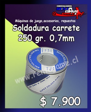 RENTAGAME CHILE Anuncios gratis en La Cisterna |  Soldadura carrete 250 gr. 0,7mm/precio: $ 7.900, Rentagame: maquinas de juego:  accesorios,repuestos, servicio tecnico