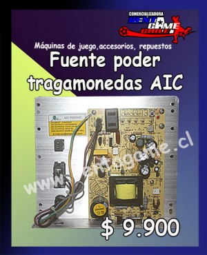 RENTAGAME CHILE Anuncios gratis en La Cisterna |  Fuente poder para maquina de juegos tragamonedas aic/precio: $ 9.900, Rentagame: maquinas de juego:  accesorios,repuestos, servicio tecnico
