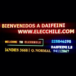 DAIFEINI LED Anuncios gratis en Quinta Normal |  Letreros publicitarios de led electronicos y programables, Letreros led electronicos programables para publicidad y pantallas led