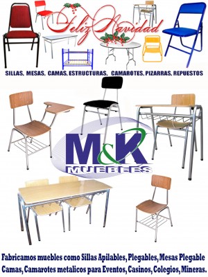 Muebles M&K Anuncios gratis en Cerrillos |  Fabrica de muebles realiza camarotes tubulares o en perfil cuadrado , Fabrica de muebles hace muebles con estructura met&aacute;lica