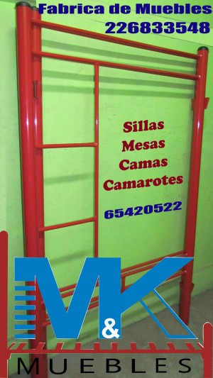 Muebles M&K Anuncios gratis en Cerrillos |  Camarotes en tubulares o en perfil cuadrado, etc, Fabrica de muebles hace muebles con estructura met&aacute;lica