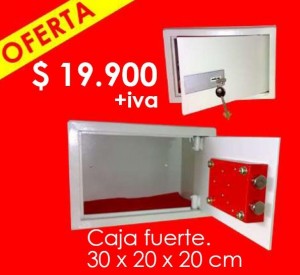 MARKETING GRUPO Anuncios gratis en Las Condes |  CAJA FUERTE, CAJA FUERTE de 30 cms x 20 cms x 20 cms, FIERRO MASISO 2 LLAVES