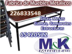 Tratamiento Metalico Anuncios gratis en Cerrillos |  Mesas redondas y rectangulares - muebles myk.cl, Sillas camas camarotes mesas kinder pupitres fabrica de muebles