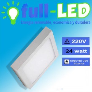 importadora full-led Anuncios gratis en La Cisterna |  Sobrepuesto cuadrado 24 watt /luz fr&iacute;a/envios a todo chile, Importadora full-led, es lider en iluminacion led y kit solares