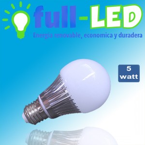 importadora full-led Anuncios gratis en La Cisterna |  Ampolleta full-led  5 watt/220v luz fria/luz calida /aluminio, Importadora full-led, es lider en iluminacion led y kit solares
