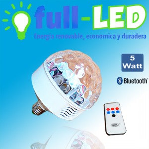 importadora full-led Anuncios gratis en La Cisterna |  Ampolleta r&Iacute;tmica full-led /bluetooth /5 watt/envios a todo chile, Importadora full-led, es lider en iluminacion led y kit solares