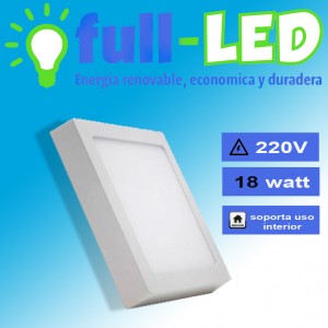importadora full-led Anuncios gratis en La Cisterna |  Sobrepuesto cuadrado full-led /18 watt/ envios a todo chile, Importadora full-led, es lider en iluminacion led y kit solares