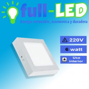 importadora full-led Anuncios gratis en La Cisterna |  Sobrepuestos full-led cuadrado o redondo 6 watt, Importadora full-led, es lider en iluminacion led y kit solares