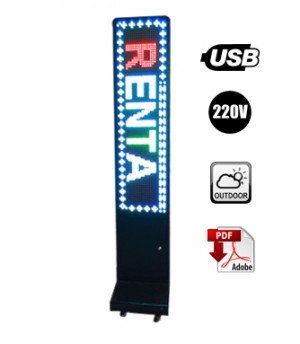 importadora full-led Anuncios gratis en La Cisterna |  Totem rgb outdoor usb ambas caras-gran avda. 8051 la cisterna , Rentagame: lider en letreros programables usb