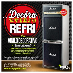 Grafica24 Anuncios gratis en  Vinilo adhesivo decorativo para refrigerador y freezer / grafica24, Tenemos cientos de im&aacute;genes para decorar t&uacute; refrigerador