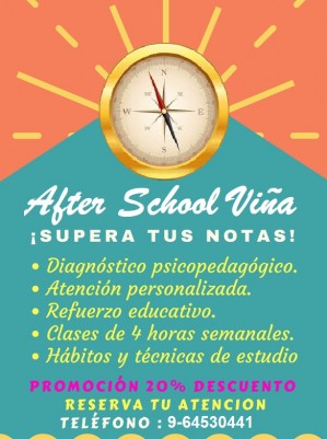 AFTER SCHOOL VI&Ntilde;A Anuncios gratis en Vi&ntilde;a del Mar |  After school vi&Ntilde;a consultora educacional integral y psicopedag&oacute;gica, ​diagn&oacute;stico - intervenci&oacute;n psicopedag&oacute;gica - orientaci&oacute;n educacional