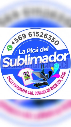 Sublimachile Anuncios gratis en Recoleta |  Insumos y maquinas para sublimar y estampar, Sublimables insumos y mas