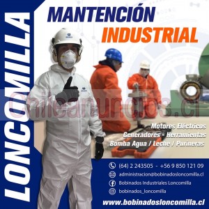 Bobinados loncomilla Anuncios gratis en Osorno |  Bobinados industriales loncomilla spa - maestranza y tornería mecánica, Reparación de motores eléctricos y maquinaria industrial